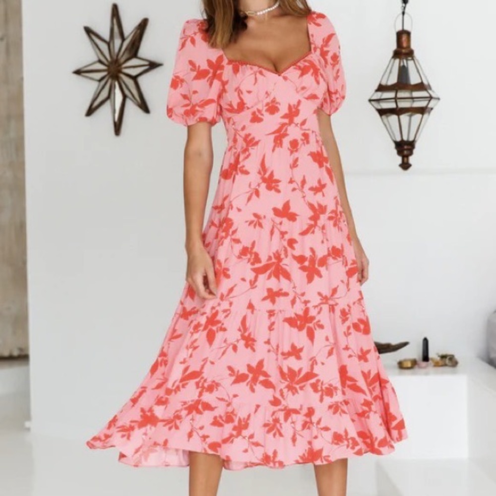 Pink, Hello Molly, Midi Dress